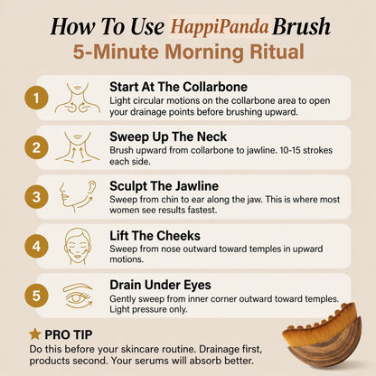 HappiPanda™ Face Sculpting Brush + FREE eBook & Travel Case