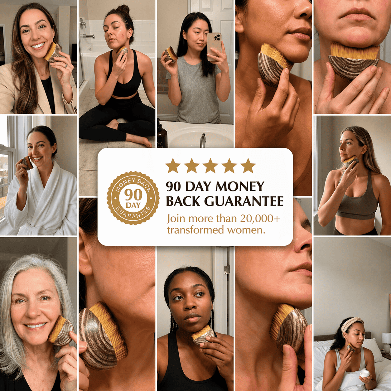 HappiPanda™ Face Sculpting Brush + FREE eBook & Travel Case