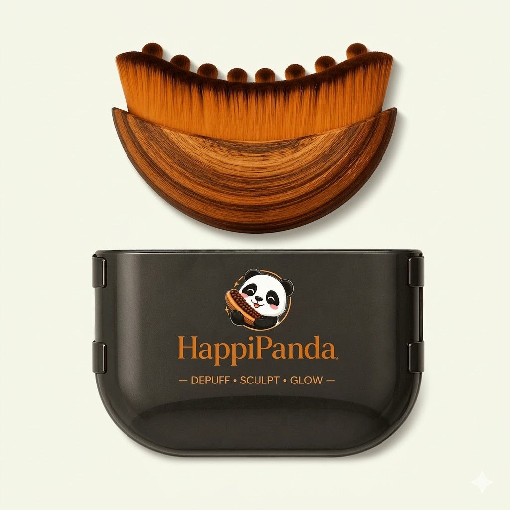 HappiPanda™ Face Sculpting Brush + FREE eBook & Travel Case